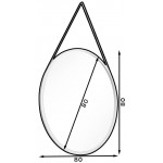 Καθρέπτης Grace II-Leuko-Διάμετρος 80εκ