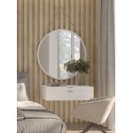 Καθρέπτης Grace III-Leuko-Διάμετρος 80εκ