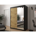 Ντουλάπα συρόμενη Jodelka με καθρέφτη-Mauro-Artisan-Μήκος: 150 εκ.