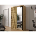 Ντουλάπα συρόμενη Jodelka με καθρέφτη-Artisan-Mauro--Μήκος: 120 εκ.