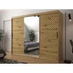 Ντουλάπα συρόμενη Jodelka με καθρέφτη-Artisan-Mauro-Μήκος: 250 εκ.