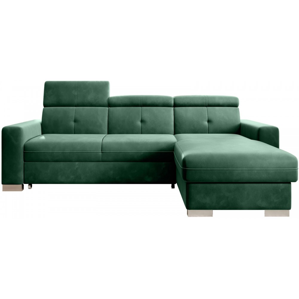 Γωνιακός Καναπές Fraseri-Prasino-Δεξιά