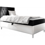 Επενδυμένο κρεβάτι Junior Filip I-Mauro-Μήκος: 100 εκ.-Aristera