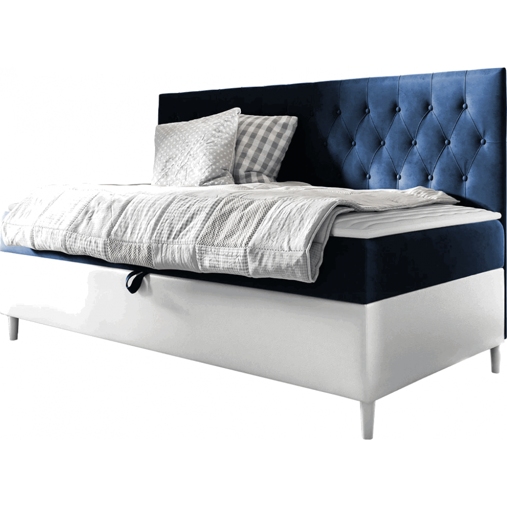 Καναπές κρεβάτι Junior Filip II-Mple Skouro-Μήκος: 100 εκ.