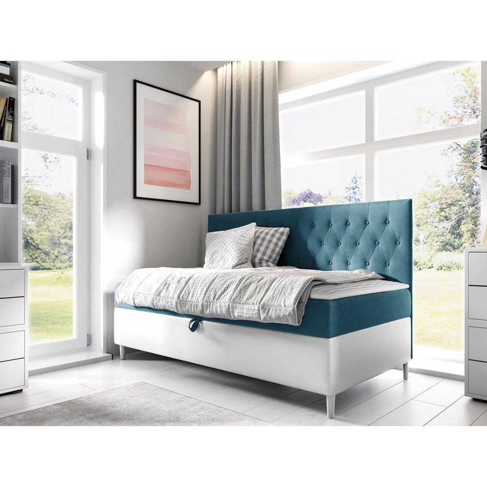 Καναπές κρεβάτι Junior Filip II-Petrol-Μήκος: 100 εκ.