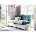 Καναπές κρεβάτι Junior Filip II-Petrol-Μήκος: 100 εκ.