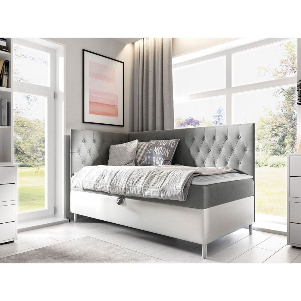 Καναπές κρεβάτι Junior Filip III-Gkri-Μήκος: 90 εκ.-Aristera