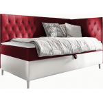 Καναπές κρεβάτι Junior Filip III-Kokkino-Μήκος: 100 εκ.-Deksia