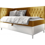 Καναπές κρεβάτι Junior Filip III-Portokali-Μήκος: 100 εκ.-Aristera