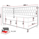 Καναπές κρεβάτι Junior Filip III-Ladi-Μήκος: 90 εκ.-Deksia