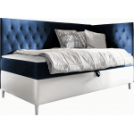 Καναπές κρεβάτι Junior Filip III-Mple Skouro-Μήκος: 90 εκ.-Deksia