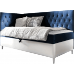 Καναπές κρεβάτι Junior Filip III-Mple Skouro-Μήκος: 100 εκ.-Aristera