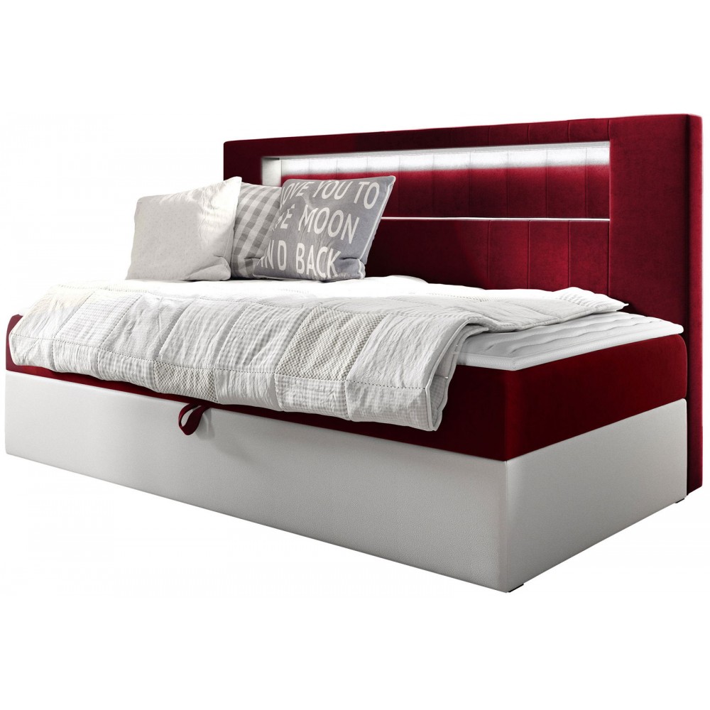 Καναπές κρεβάτι Junior Gold II-Kokkino-100 x 200