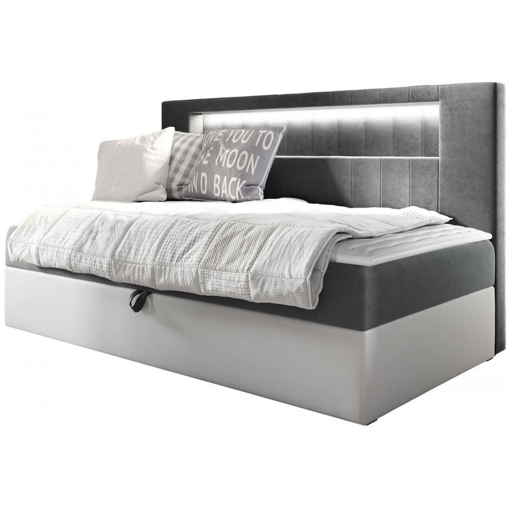 Καναπές κρεβάτι Junior Gold II-Gkri-90 x 200