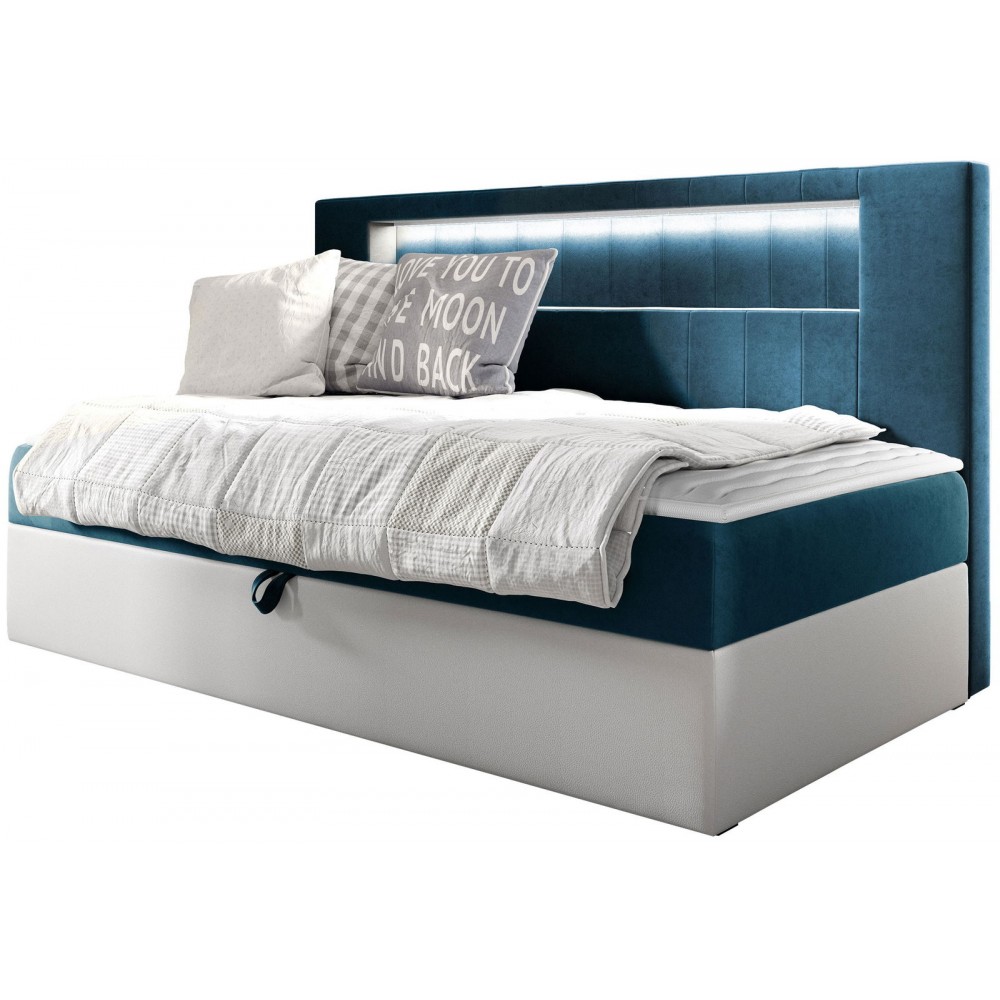 Καναπές κρεβάτι Junior Gold II-Petrol-90 x 200