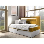 Καναπές κρεβάτι Junior Gold II-Portokali-90 x 200