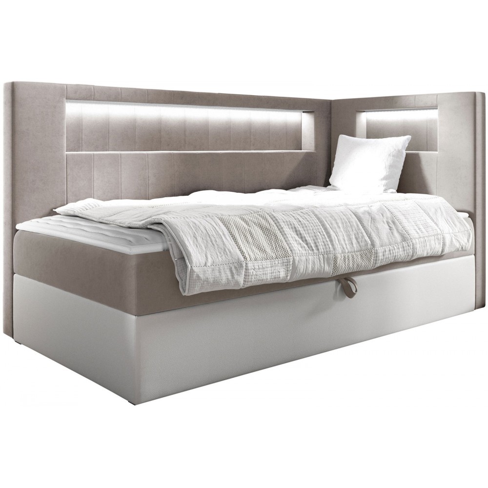 Καναπές κρεβάτι Junior Gold III-Mpez-100 x 200-Deksia