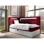 Καναπές κρεβάτι Junior Gold III-Kokkino-90 x 200-Aristera