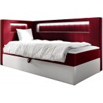 Καναπές κρεβάτι Junior Gold III-Kokkino-90 x 200-Aristera