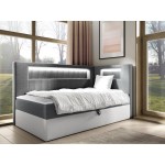 Καναπές κρεβάτι Junior Gold III-Gkri-90 x 200-Deksia