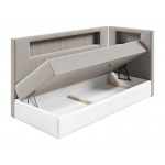 Καναπές κρεβάτι Junior Gold III-Gkri-100 x 200-Deksia