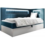 Καναπές κρεβάτι Junior Gold III-Petrol-90 x 200-Deksia