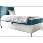 Επενδυμένο κρεβάτι Junior Maja I-Petrol-Aristera-100 x 200