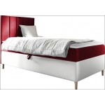 Επενδυμένο κρεβάτι Junior Maja I-Kokkino-Deksia-90 x 200