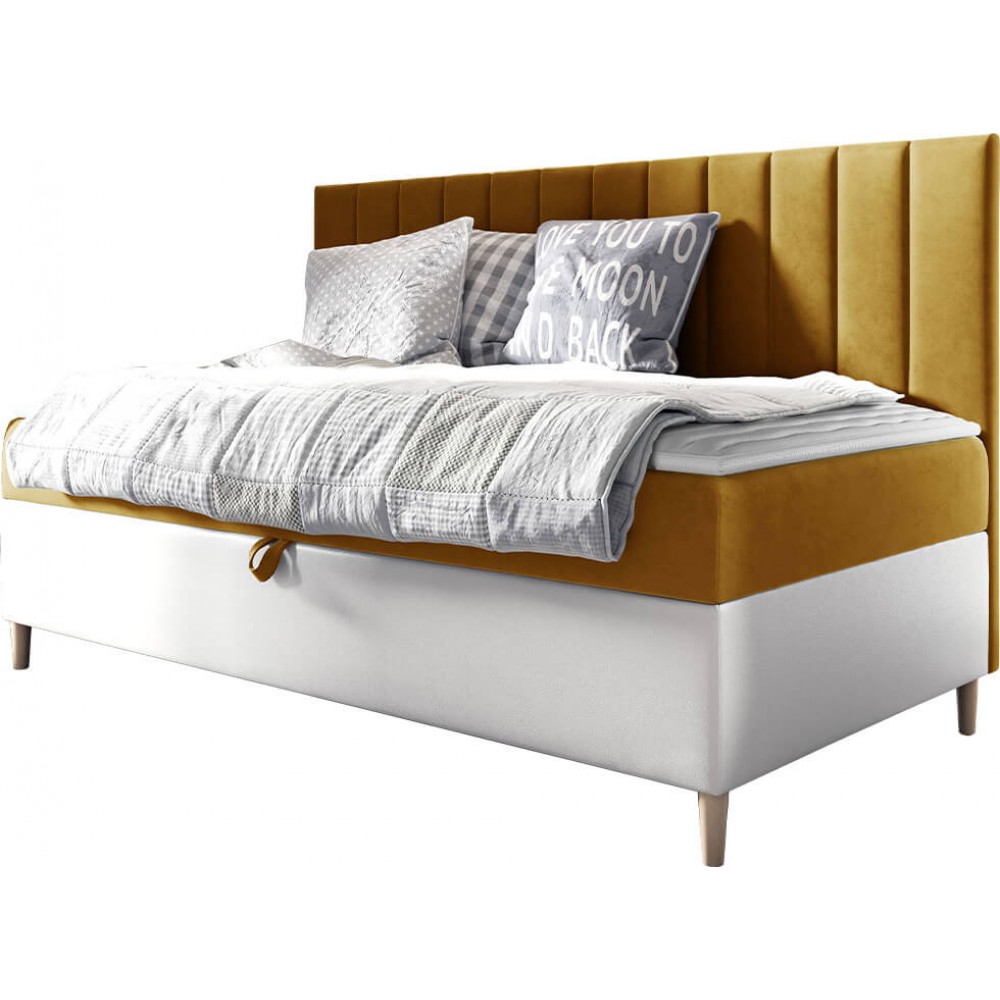 Καναπές κρεβάτι Junior Maja II-Portokali-100 x 200