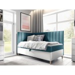 Καναπές κρεβάτι Junior Maja III-Petrol-90 x 200-Aristera