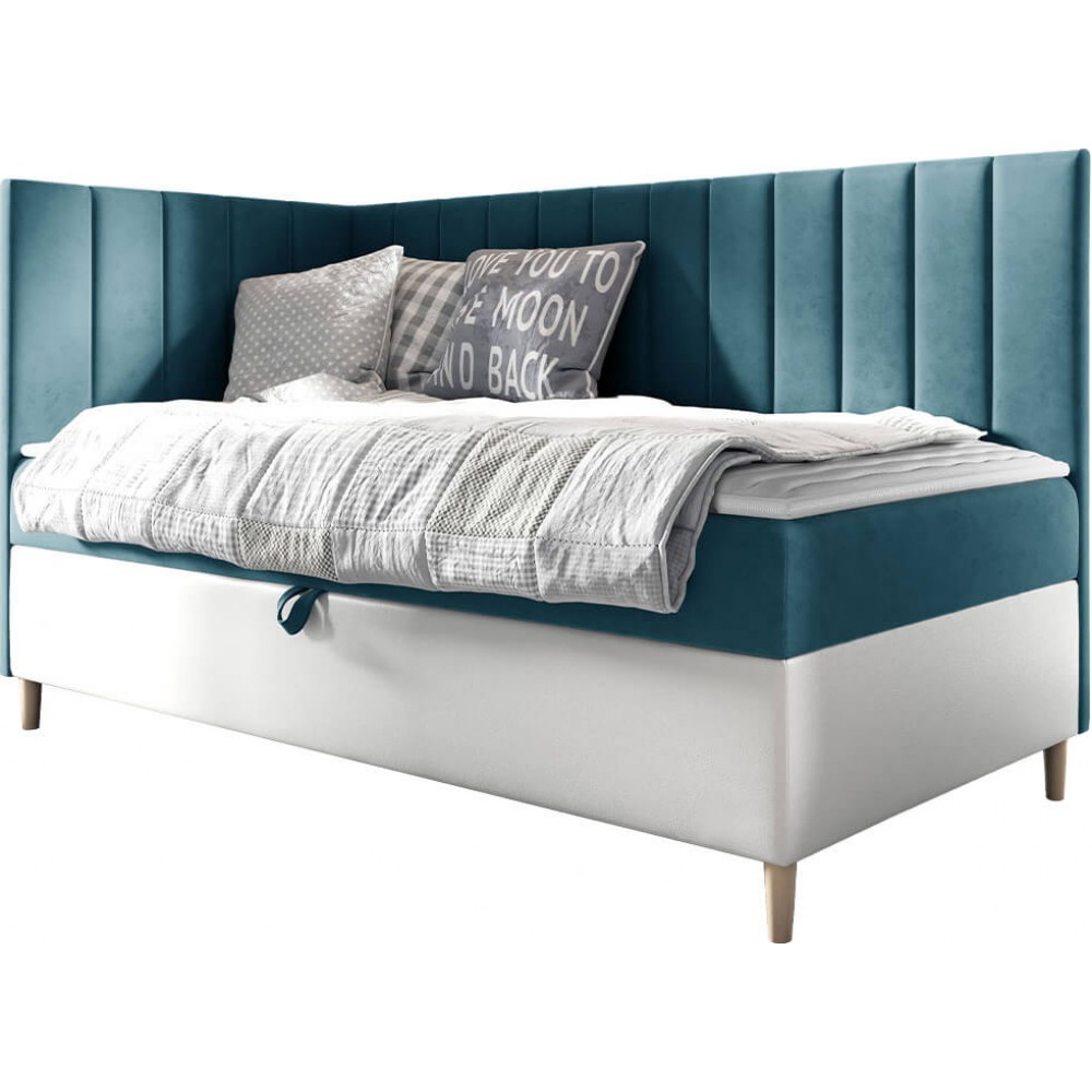 Καναπές κρεβάτι Junior Maja III-Petrol-100 x 200-Aristera