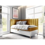 Καναπές κρεβάτι Junior Maja III-Portokali-100 x 200-Aristera