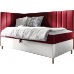 Καναπές κρεβάτι Junior Maja III-Kokkino-90 x 200-Aristera