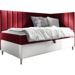 Καναπές κρεβάτι Junior Maja III-Kokkino-90 x 200-Deksia