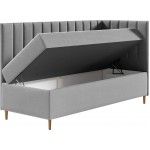 Καναπές κρεβάτι Junior Maja III-Kokkino-100 x 200-Deksia