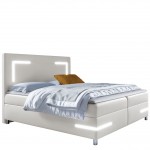 Επενδυμένο κρεβάτι Delos-Leuko-200 x 200