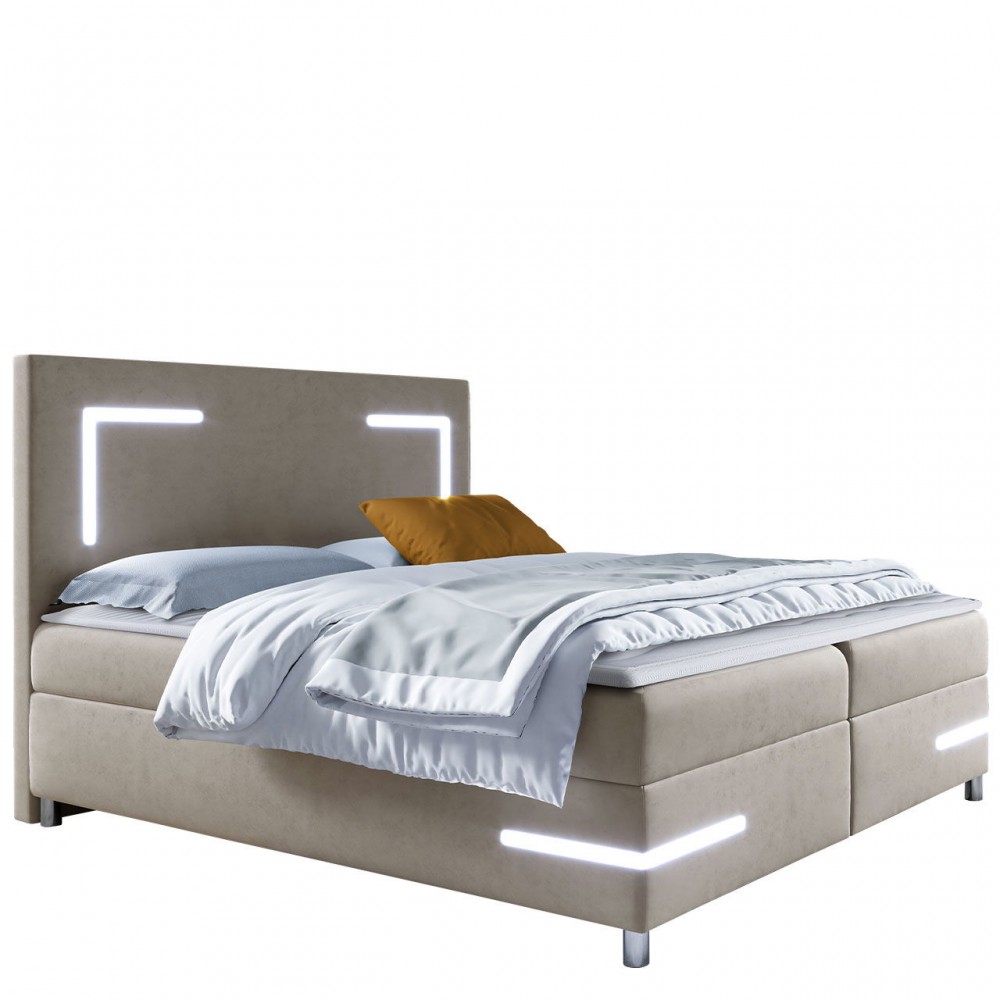 Επενδυμένο κρεβάτι Delos-Mpez-120 x 200