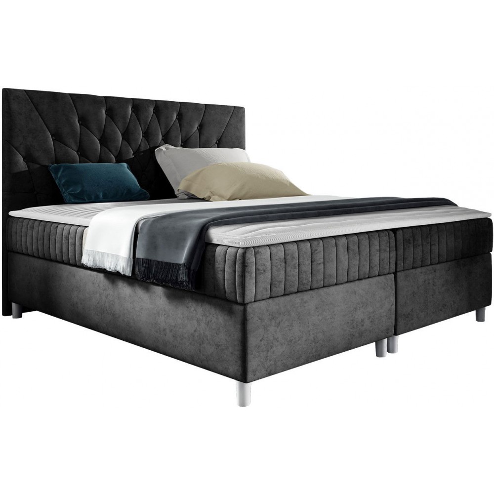 Επενδυμένο κρεβάτι Prowansja-Mauro-180 x 200