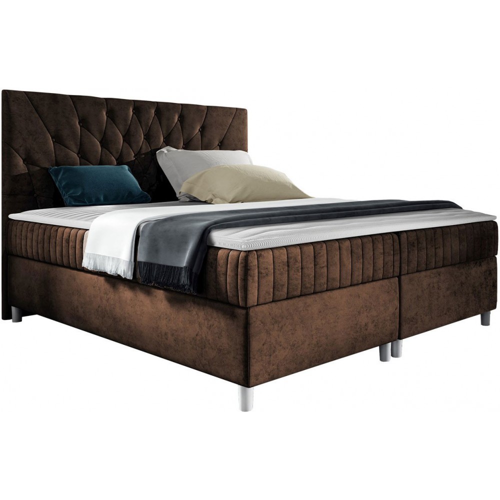 Επενδυμένο κρεβάτι Prowansja-Kafe-160 x 200