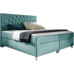 Επενδυμένο κρεβάτι Prowansja-Petrol-140 x 200