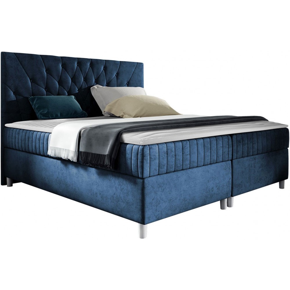 Επενδυμένο κρεβάτι Prowansja-Mple Skouro-140 x 200