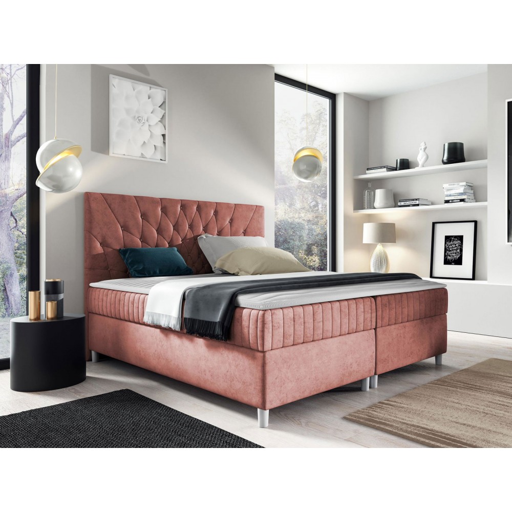 Επενδυμένο κρεβάτι Prowansja-Sapio milo-160 x 200