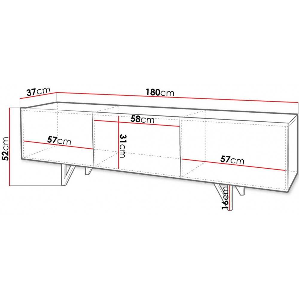Έπιπλο τηλεόρασης Radom-Leuko