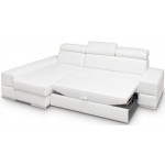 Γωνιακός Καναπές Dren Eco LTHR -Leuko-Δεξιά