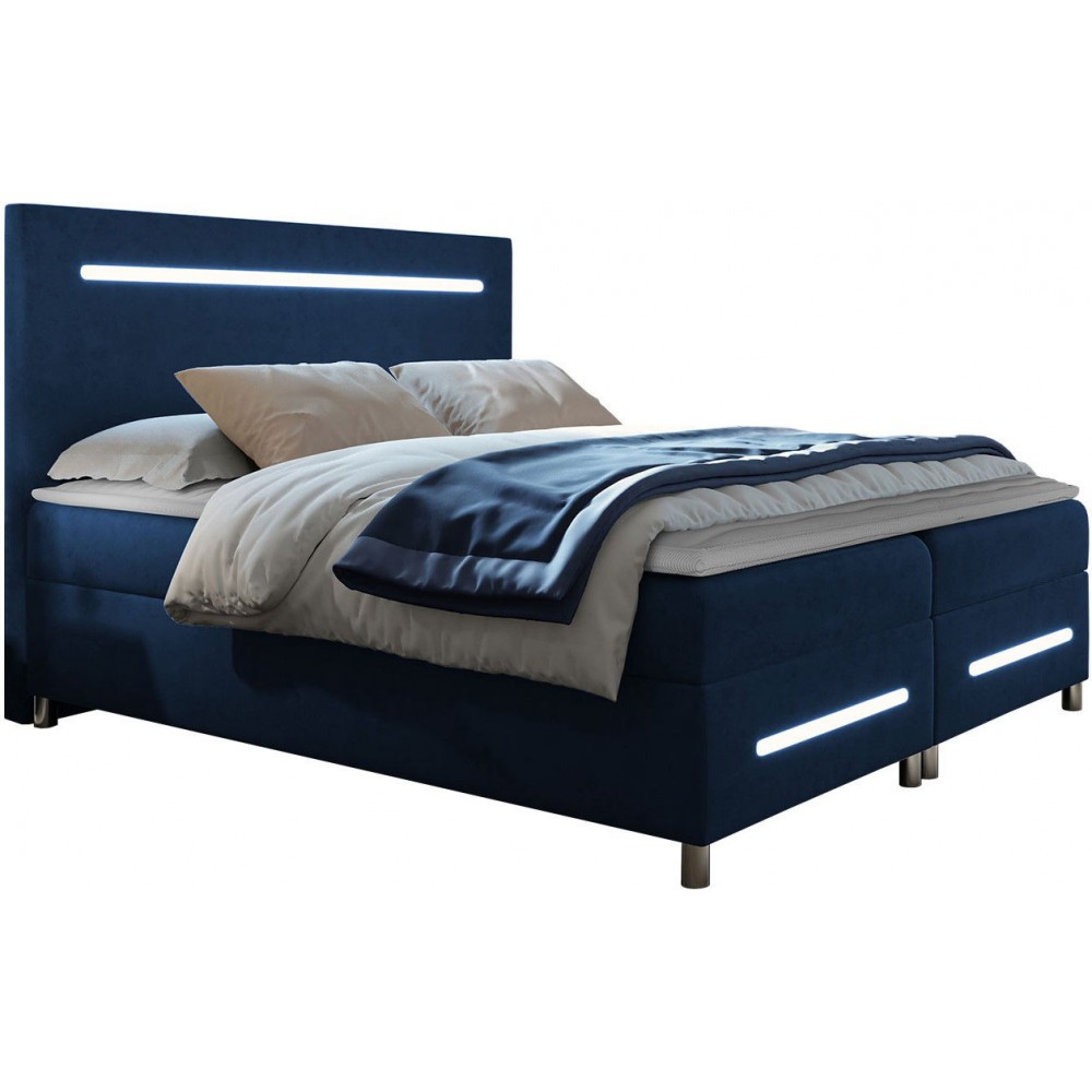 Επενδυμένο κρεβάτι Enter-Mple Skouro-160 x 200