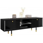 Έπιπλο τηλεόρασης Cristal-Mauro-Μήκος: 160 εκ.