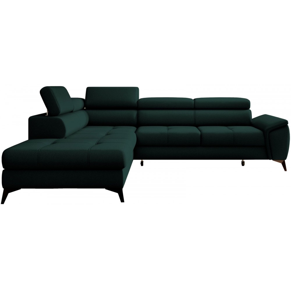 Γωνιακός καναπές Cacao-Kyparissi-Αριστερή