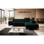 Γωνιακός καναπές Cacao-Kyparissi-Δεξιά