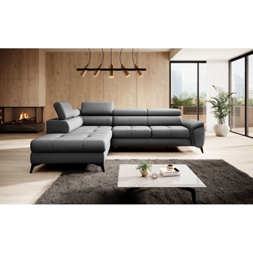 Γωνιακός καναπές Cacao-Gkri-Αριστερή