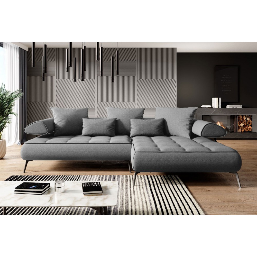 Γωνιακός καναπές Solido Mini-Gkri-Δεξιά